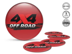 Wheel decals Racing Edition Sleek Dome for Vehicles